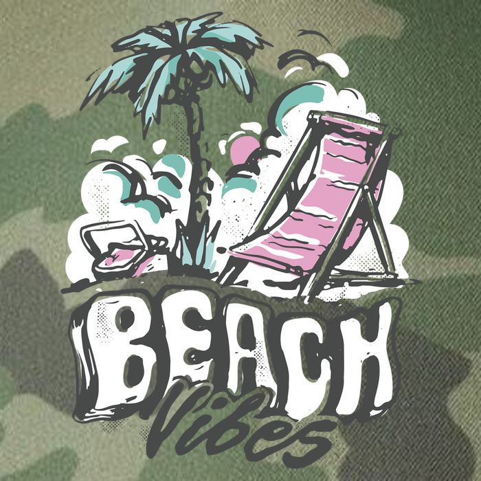 Beach Vibes Summer Legacy Tie Dye Trucker Hat