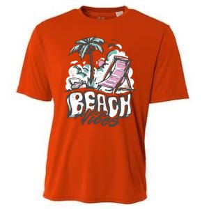 Beach Vibes Summer Cooling Performance Crew T-Shirt