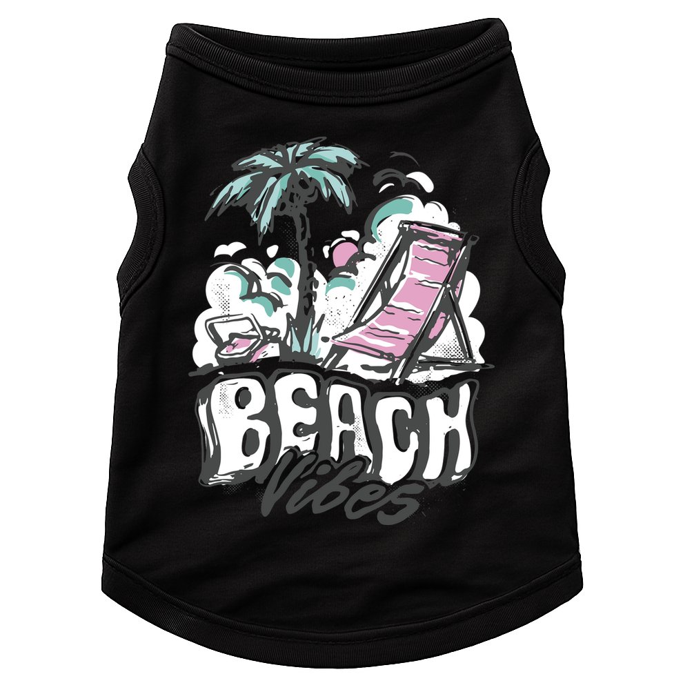 Beach Vibes Summer Doggie Tank