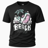 Beach Vibes Summer Cooling Performance Crew T-Shirt