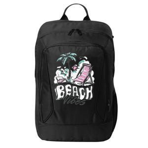 Beach Vibes Summer City Backpack