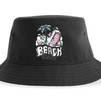 Beach Vibes Summer Sustainable Bucket Hat