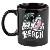 Beach Vibes Summer 11oz C Handle Ceramic Mug