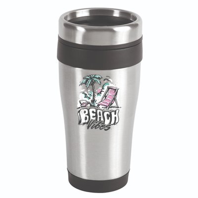 Beach Vibes Summer 16oz Travel Tumbler