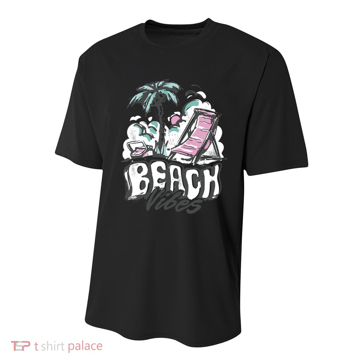 Beach Vibes Summer Youth Performance Sprint T-Shirt