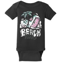 Beach Vibes Summer Baby Bodysuit