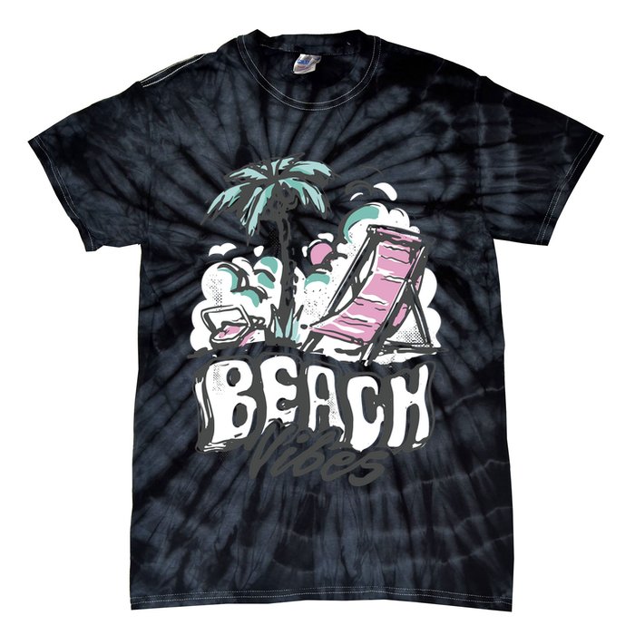 Beach Vibes Summer Tie-Dye T-Shirt