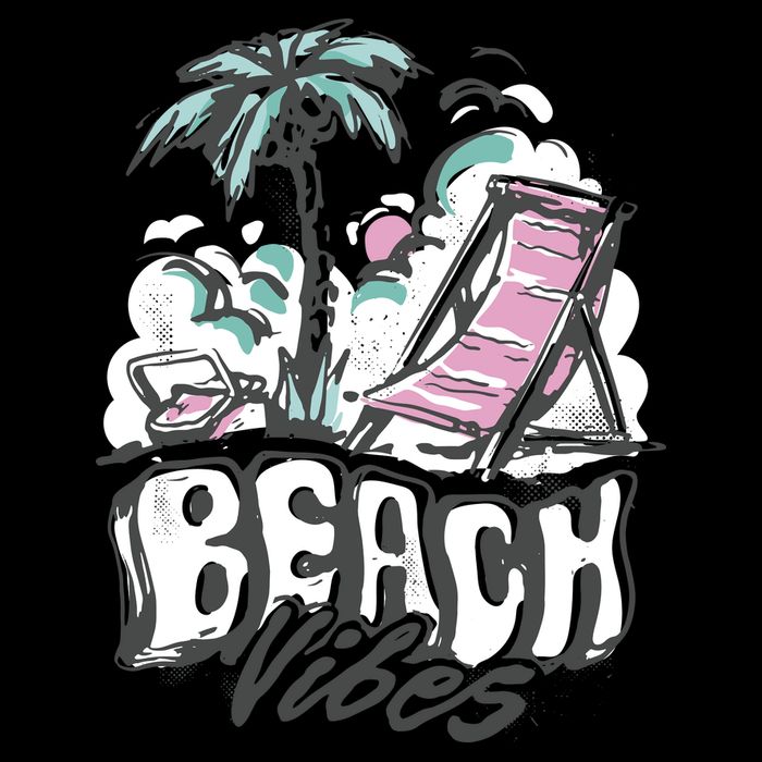 Beach Vibes Summer Tie-Dye T-Shirt