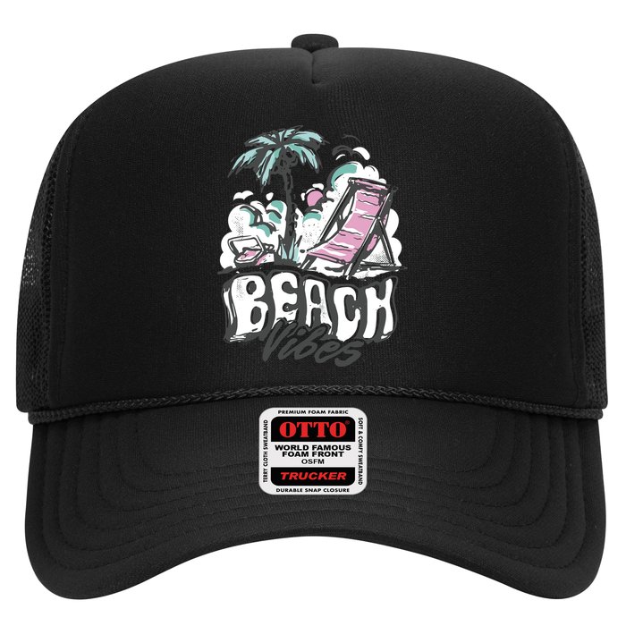 Beach Vibes Summer Trucker Hat