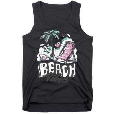 Beach Vibes Summer Tank Top