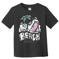 Beach Vibes Summer Toddler T-Shirt