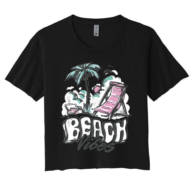 Beach Vibes Summer Crop Top