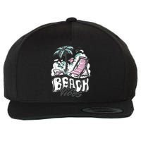 Beach Vibes Summer Wool Snapback Cap