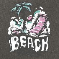 Beach Vibes Summer Cotton Canvas Backpack
