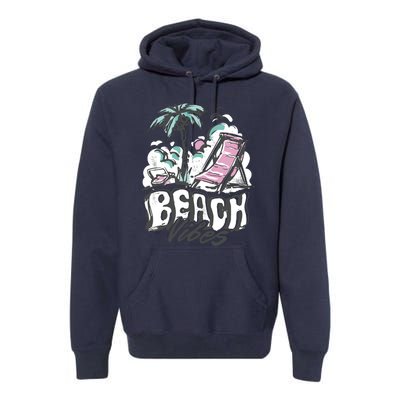 Beach Vibes Summer Premium Hoodie