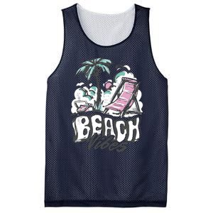 Beach Vibes Summer Mesh Reversible Basketball Jersey Tank