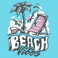Beach Vibes Summer Magnet