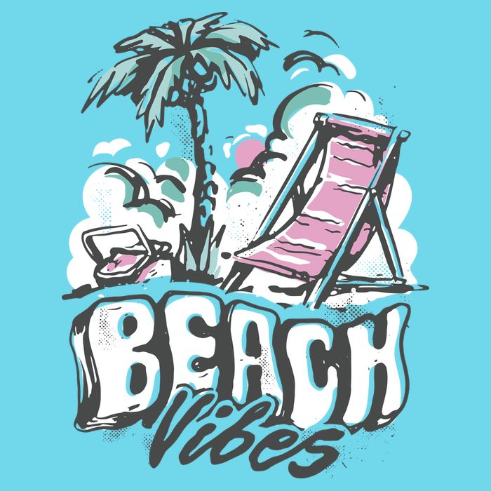 Beach Vibes Summer Magnet