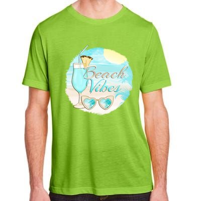 Beach Vibes Summer Vacation Vacay Mode Cute Sun And Gift Adult ChromaSoft Performance T-Shirt