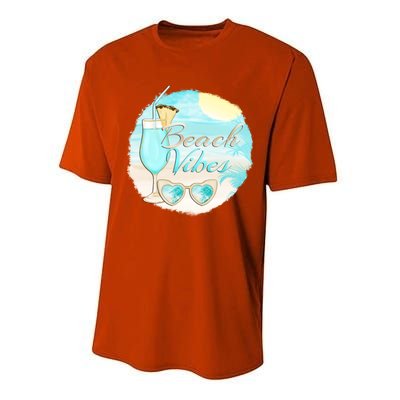 Beach Vibes Summer Vacation Vacay Mode Cute Sun And Gift Performance Sprint T-Shirt