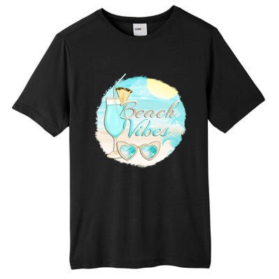 Beach Vibes Summer Vacation Vacay Mode Cute Sun And Gift Tall Fusion ChromaSoft Performance T-Shirt