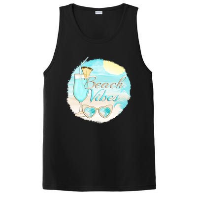 Beach Vibes Summer Vacation Vacay Mode Cute Sun And Gift PosiCharge Competitor Tank