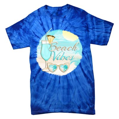 Beach Vibes Summer Vacation Vacay Mode Cute Sun And Gift Tie-Dye T-Shirt