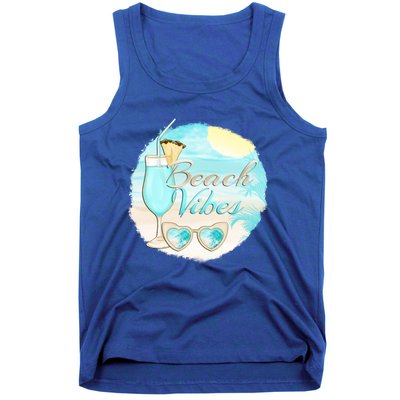 Beach Vibes Summer Vacation Vacay Mode Cute Sun And Gift Tank Top