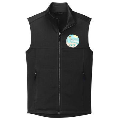 Beach Vibes Summer Vacation Vacay Mode Cute Sun And Gift Collective Smooth Fleece Vest