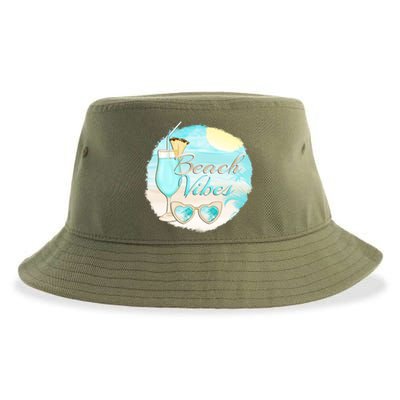 Beach Vibes Summer Vacation Vacay Mode Cute Sun And Gift Sustainable Bucket Hat