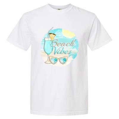 Beach Vibes Summer Vacation Vacay Mode Cute Sun And Gift Garment-Dyed Heavyweight T-Shirt