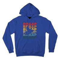 Braaap Vintage Snowmobile Snow Sled Rider Snowmobiling Gift Hoodie