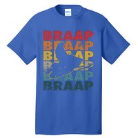 Braaap Vintage Snowmobile Snow Sled Rider Snowmobiling Gift Tall T-Shirt