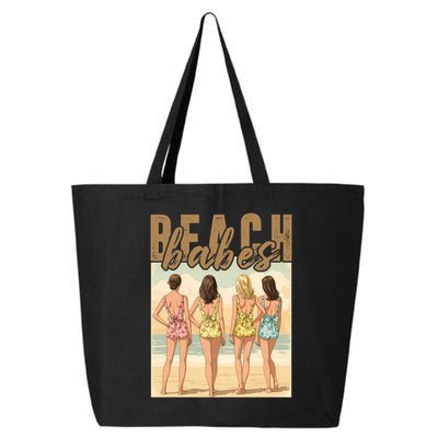 Beach Vibes Summer Holiday Funny Vacation 25L Jumbo Tote