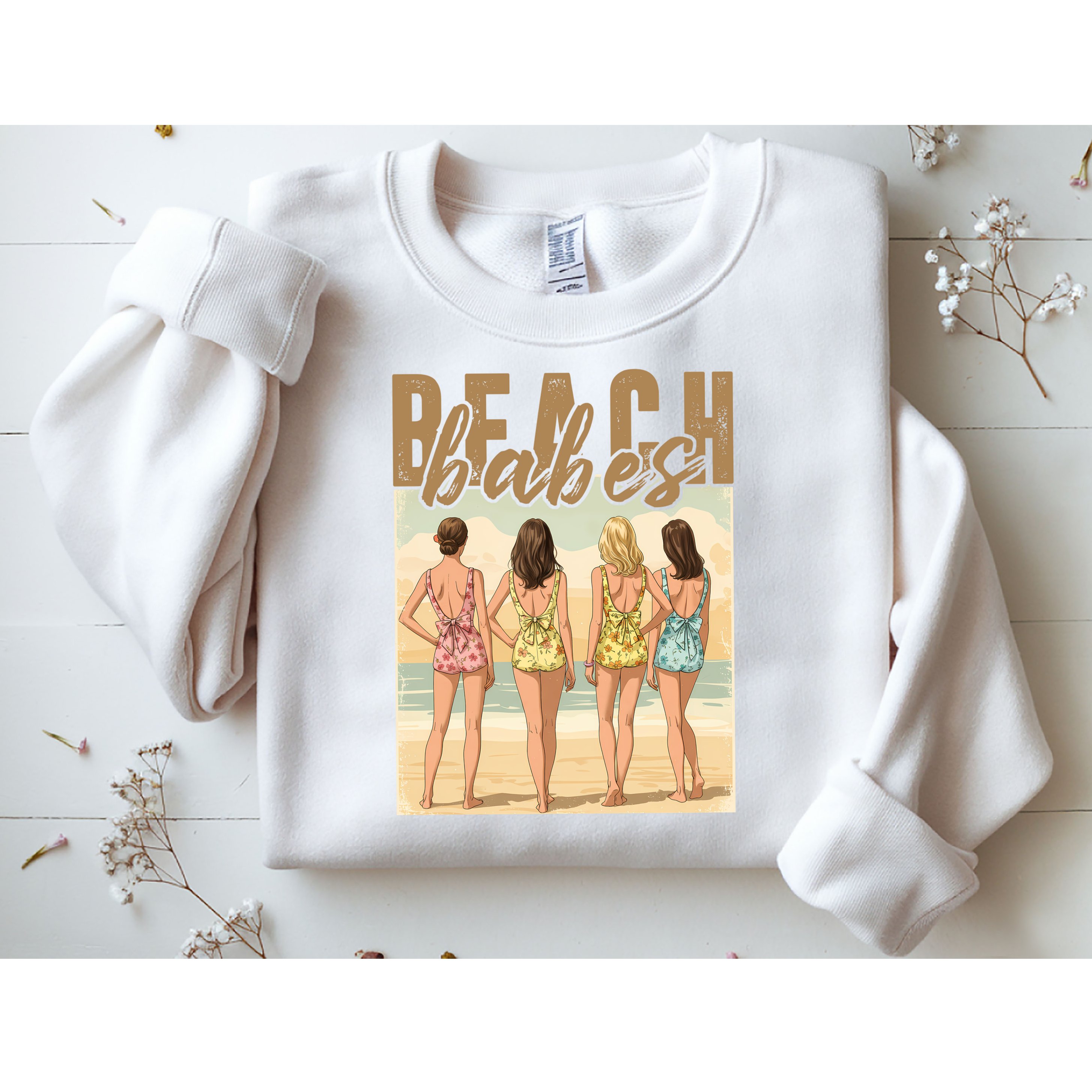 Beach Vibes Summer Holiday Funny Vacation Sweatshirt