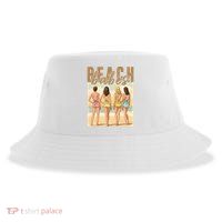 Beach Vibes Summer Holiday Funny Vacation Sustainable Bucket Hat