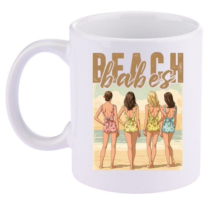 Beach Vibes Summer Holiday Funny Vacation 11oz C Handle Ceramic Mug