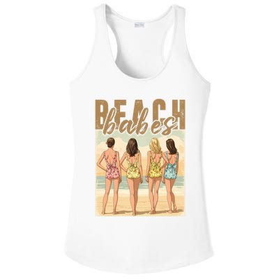 Beach Vibes Summer Holiday Funny Vacation Ladies PosiCharge Competitor Racerback Tank
