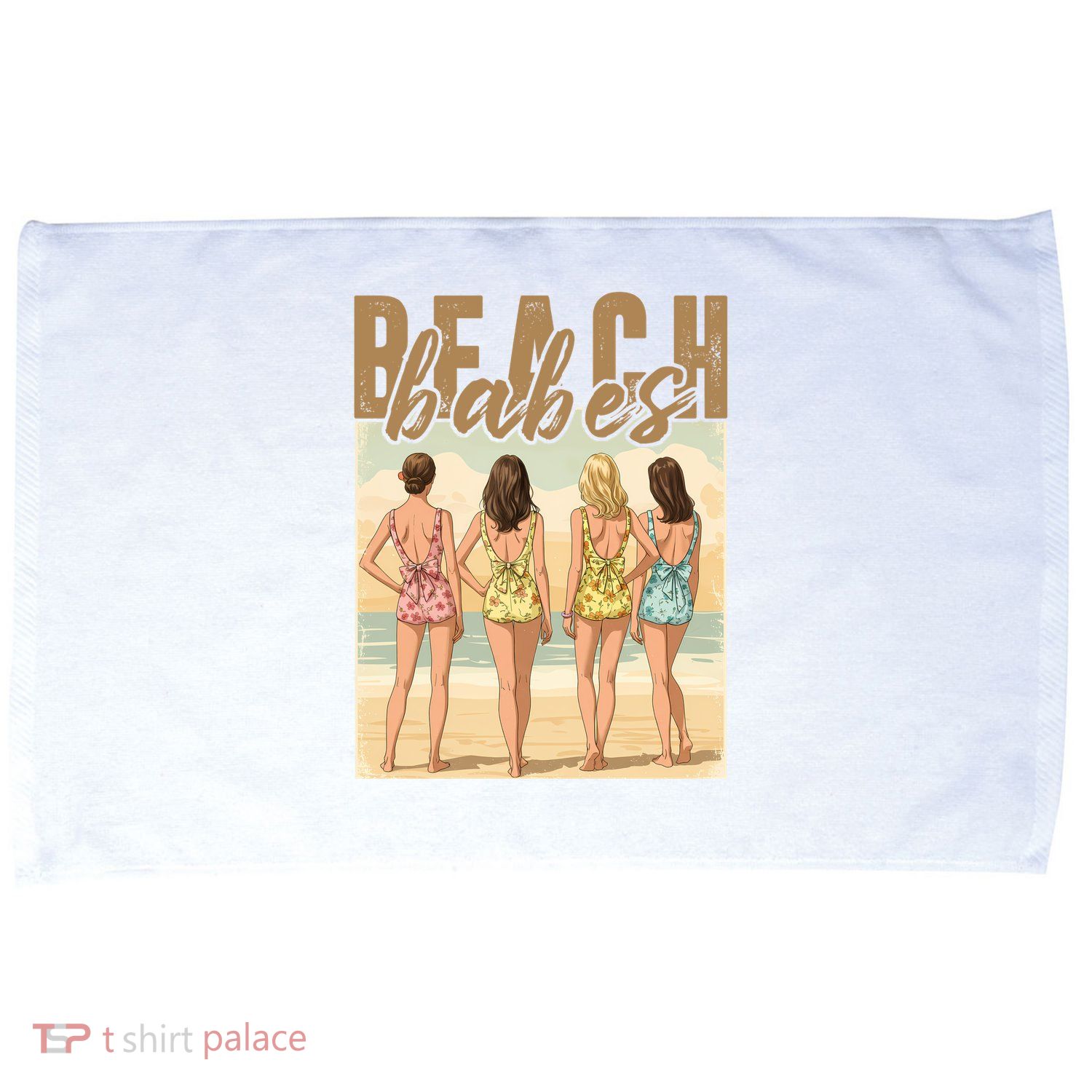 Beach Vibes Summer Holiday Funny Vacation Microfiber Hand Towel
