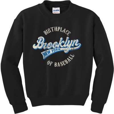 Baseball Vintage Style Brooklyn For Men & Women Kids Sweatshirt