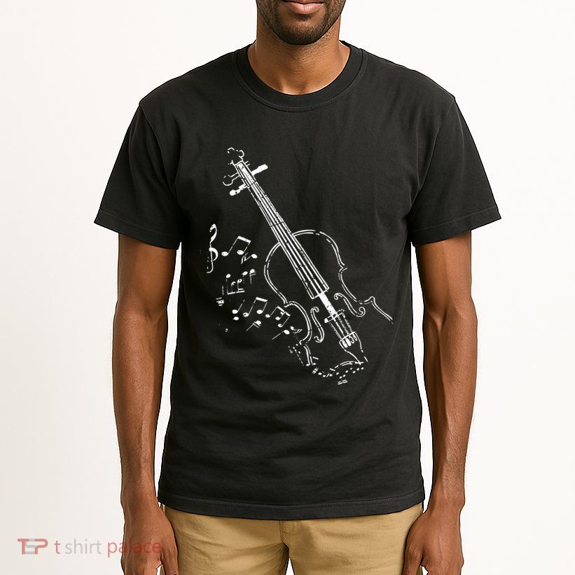 Beautiful Vintage Style Violin Design For Music Lovers Tall T-Shirt