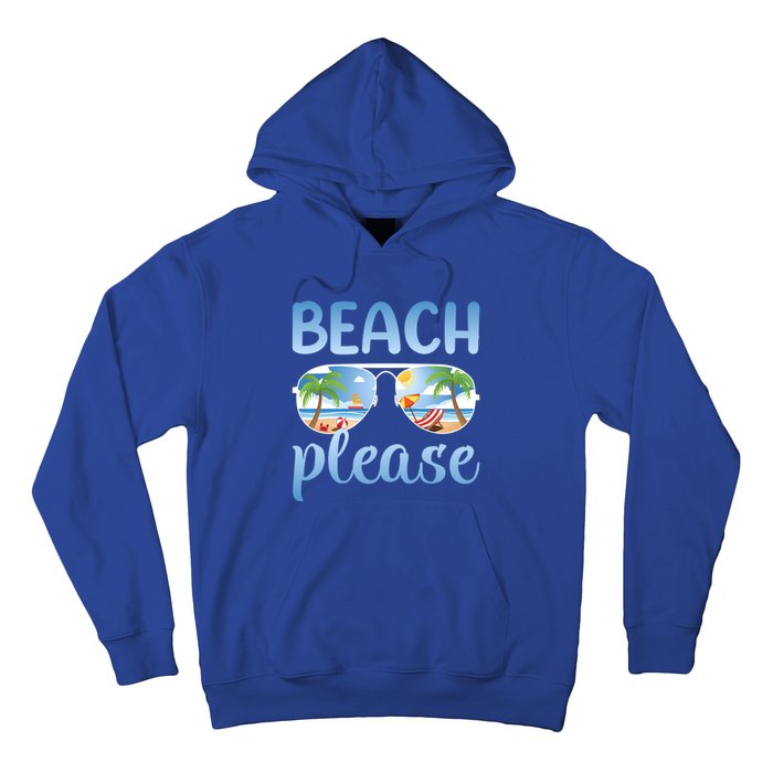 Beach Vacation Sunset Sunrise Summer Sunglasses Beach Please Gift Hoodie