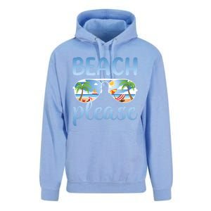 Beach Vacation Sunset Sunrise Summer Sunglasses Beach Please Gift Unisex Surf Hoodie