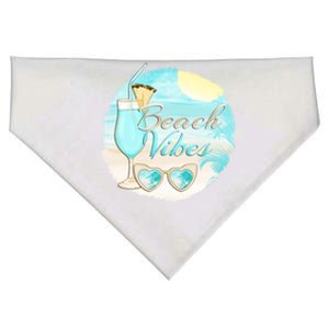 Beach Vibes Summer Vacation Vacay Mode Cute Sun And Cute Gift USA-Made Doggie Bandana