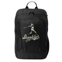 Baseball Vintage Style Brooklyn City Backpack