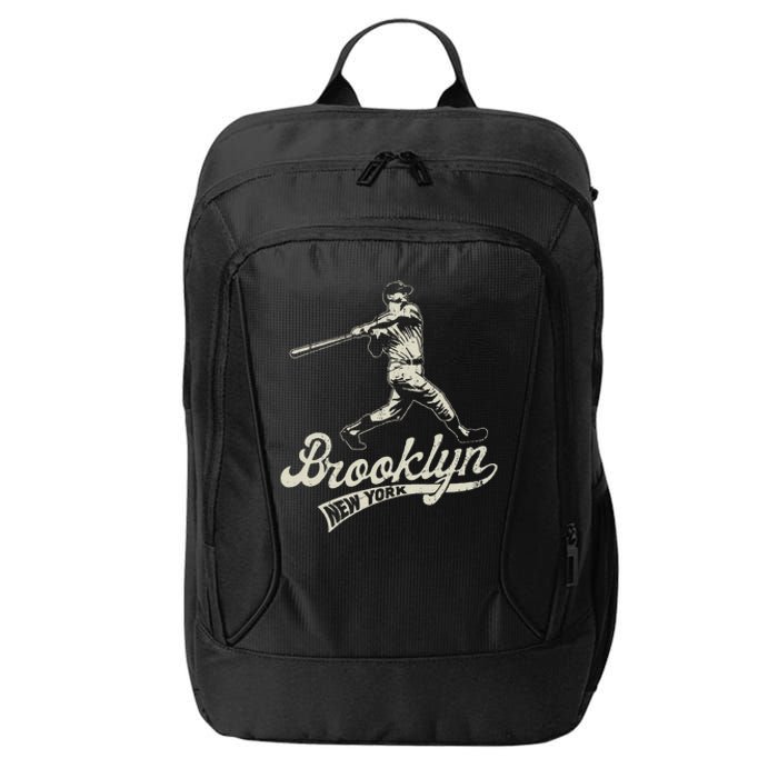 Baseball Vintage Style Brooklyn City Backpack