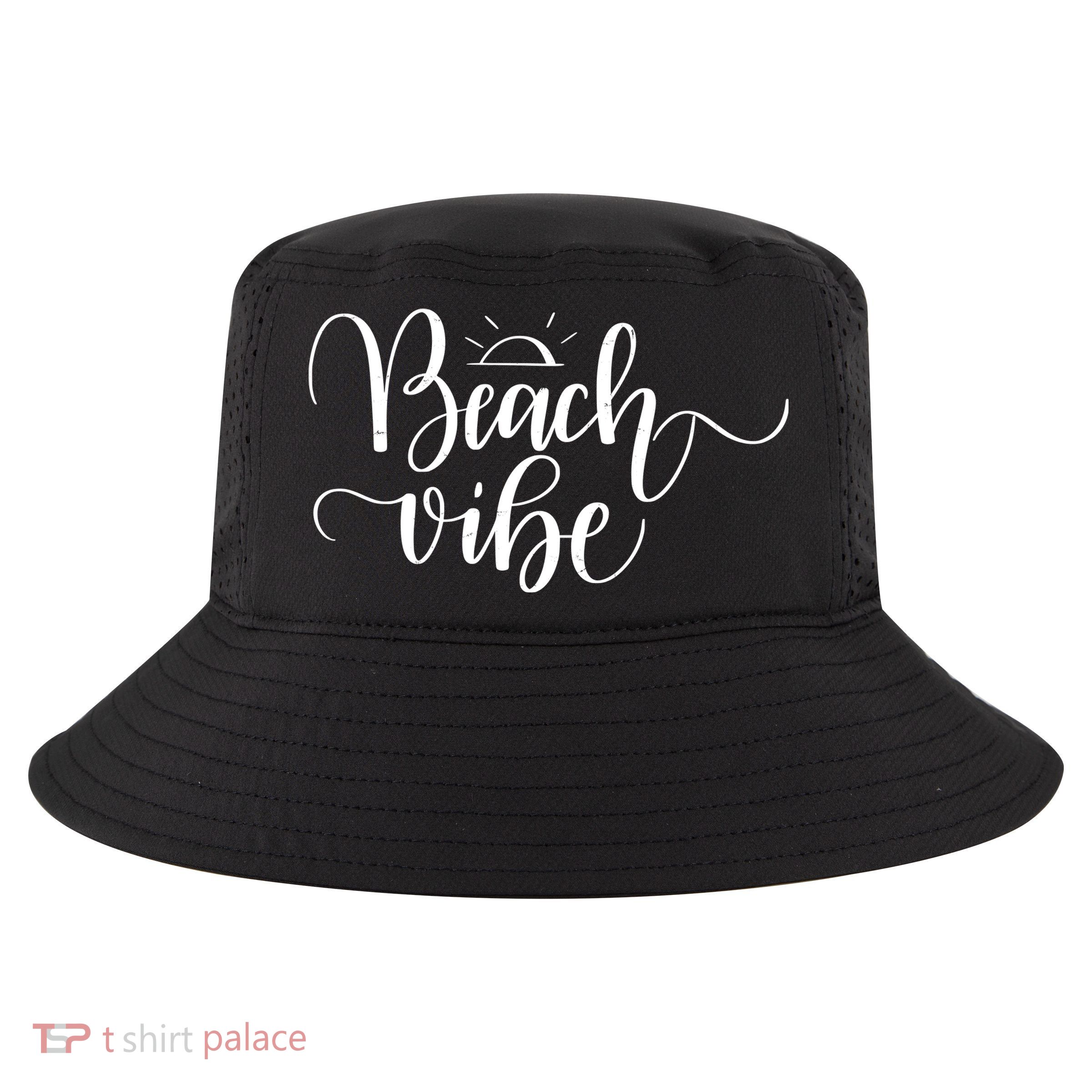 Beach Vibe Summer Fun Cool Comfort Performance Bucket Hat