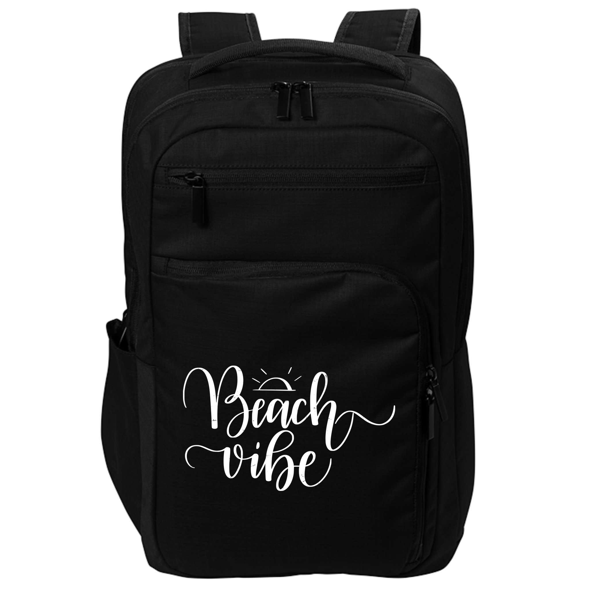 Beach Vibe Summer Fun Impact Tech Backpack