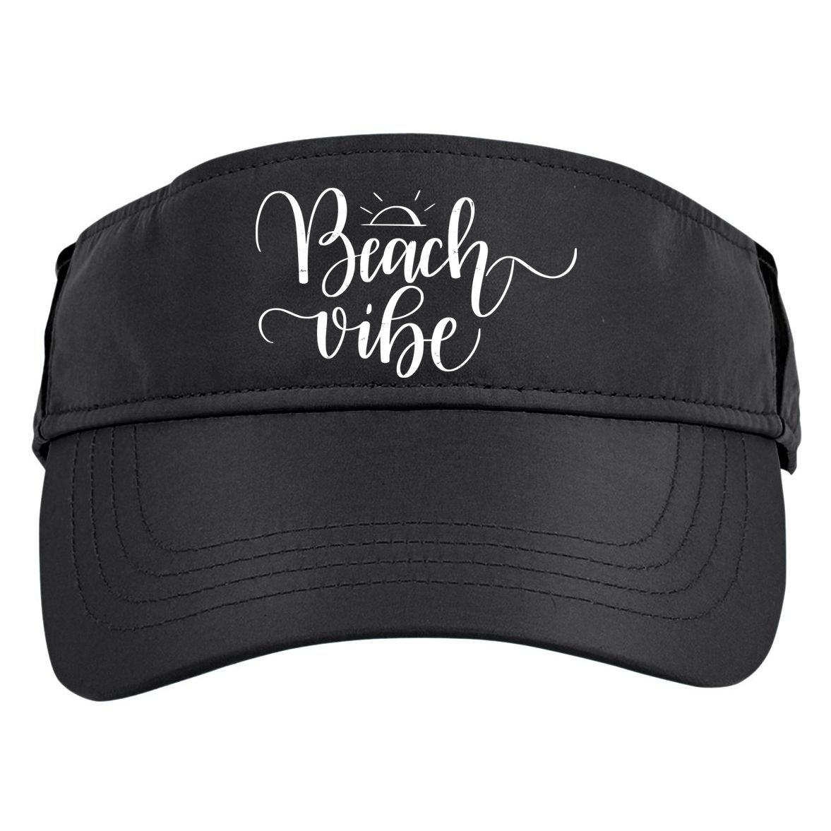 Beach Vibe Summer Fun Adult Drive Performance Visor