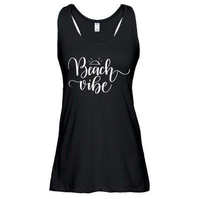 Beach Vibe Summer Fun Ladies Essential Flowy Tank